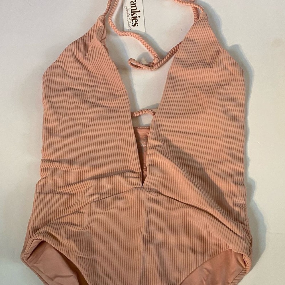 Frankie's Lilly Ribbed One Piece Bathing Suit nwt - Picture 12 of 12